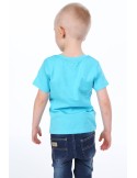 Blue boys\' t-shirt with print NDZ4484 - Online store - Boutique